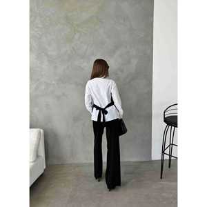 ชุดเสื้อสเวตเตอร์ถักลายสำหรับผู้หญิง สีดำ ไซส์ S ทรงเข้ารูป แฟชั่นทันสมัย - Product Image 1