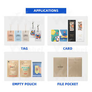 Reducción arancelaria Ventana de 90 días 100-200 pcs/min Desktop Doybag Tag Card Pouch Máquina de etiquetado de bolsas para bolsas Mylar y bolsas planas - Product Image 3