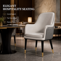 Chaises de restaurant de luxe, fauteuil rembourré haut de gamme avec surpiqûres pour hôtel, café, bar, cantine, salon, cuisine, pizzeria