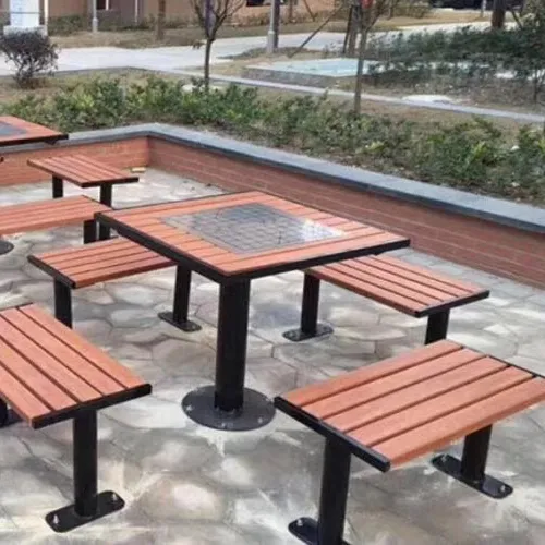Outdoor Garden Benches Seating Bench Wpc Wooden Modern Manufacturer Outdoor Furniture Park Wood Plastic Patio Bench Support