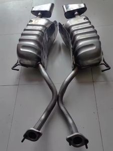 Silenciador de Escape Plateado de Acero Inoxidable 409 de 1.2mm 1.5mm de Alto Rendimiento y Bajo Precio, Ajuste Directo para Nuevo, Suministro de Fábrica de Yueyang - Product Image 5