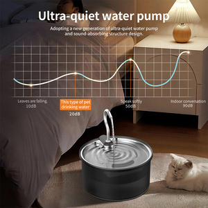 <span class=keywords><strong>Meilleure</strong></span> Vente <span class=keywords><strong>Fontaine</strong></span> à <span class=keywords><strong>Eau</strong></span> Automatique Portable pour Chiens et Chats en Acier Inoxydable avec Filtre Remplaçable Distributeur d'<span class=keywords><strong>Eau</strong></span> Écologique pour Animaux de Compagnie - Product Image 4