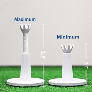 Tees <span class=keywords><strong>de</strong></span> tapis <span class=keywords><strong>de</strong></span> golf réglables Tee <span class=keywords><strong>de</strong></span> plage en caoutchouc incassable pour practise et simulateur - Product Image 1