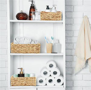 Cesta De Mimbre Azul Plana Ratan Yute Tejido Jacinthe D'eau Basekt Jacinto Agua <span class=keywords><strong>Panier</strong></span> Negro Blanco Pan <span class=keywords><strong>Mango</strong></span> Plano Fibra Tejida - Product Image 5