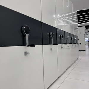 Steel Office Storage Cabinet <strong>Mobile</strong> Filing <strong>Shelving</strong> for Hospital and Laboratory Records - Product Image 5