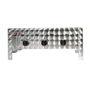 BSCI ISO9001 profesional 2-llama cepillado Gas Mesa barbacoa parrilla moderna para jardín al aire libre <span class=keywords><strong>Gastro</strong></span> Gas barbacoa lista CE LFGB - Product Image 6