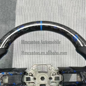 Hot New Product Forged Carbon Fiber Perforated Leather Steering <b>Wheel</b> for Ford Mustang Car Steering <b>Wheel</b> - Product Image 3