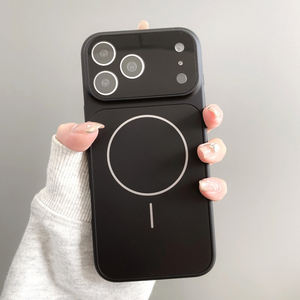 Coque de téléphone magnétique orange à dos rigide la plus vendue pour <span class=keywords><strong>iPhone</strong></span> 17/16/15/14/13/<span class=keywords><strong>12</strong></span>/11 <span class=keywords><strong>Pro</strong></span> <span class=keywords><strong>Max</strong></span> avec <span class=keywords><strong>protection</strong></span> d'objectif - Product Image 5