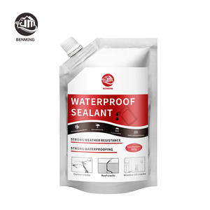 Sellador de calafateo impermeable para grietas en losas de hormigón, pegamento para sellar grietas en hormigón gris, relleno para grietas en hormigón exterior - Product Image 1