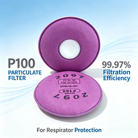 Élément filtrant P100 haute performance 2097/2097 - Cartouche anti-poussière haute capacité pour respirateur de soudage et de meulage