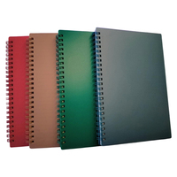 Carnet à spirale noir A5 à couverture rigide en gros avec impression personnalisée, carnet de journal personnalisé