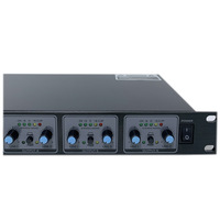 FS26 Professioneller Stereo-Mono-Audio-Signal-Splitter-Verstärker-Verteiler 2-In-6 Out XLR Bühne Old-School-Audio-Prozessor