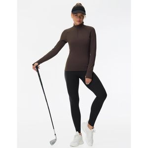 FOXA Women's High Waist Stretchy Workout <b>Leggings</b> <b>With</b> <b>Pockets</b> Yoga Pants Tummy Control Spandex Polyester - Product Image 5