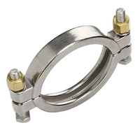 Raccord rapide à double boulon en acier inoxydable 13MPH pour applications forestières, haute pression, type Tri-Clamp