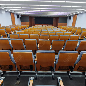 Manwa Expo Auditorium Chairs HB605 Grey Beech <b>Square</b> Foot With Writing Board For Conference Lecture Hall Training - Product Image 3