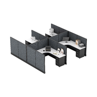 Poste de travail du personnel modulaire Table de bureau en métal Mobilier bon marché pour poste de travail du personnel