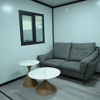 Meilleures ventes : Logement mobile de style luxe léger 20 pieds 40 pieds, structure en acier modulaire, conteneur extérieur extensible