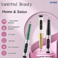 Vantrend Beauty 25000RPM Ponceuse à ongles professionnelle rechargeable par USB en forme de stylo, légère, en aluminium, lime à ongles électrique