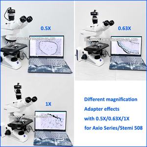 1X adaptateur de caméra CCD de <span class=keywords><strong>Microscope</strong></span> à monture C adaptateur de phototube pour <span class=keywords><strong>Microscope</strong></span> série <span class=keywords><strong>Zeiss</strong></span> Axio - Product Image 4