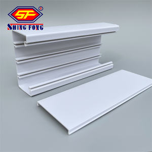 Goulotte de câbles en plastique à trois compartiments de grande taille, chemin de câbles de gestion de câbles, conduit de fils électriques en <span class=keywords><strong>PVC</strong></span> - Product Image 3