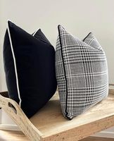 Housses de coussin en velours de taille personnalisée avec bordure en passepoil, prix d'usine, housse de coussin décorative pour canapé-lit à usage domestique