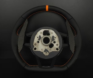 <span class=keywords><strong>Volante</strong></span> Deportivo con Costuras Personalizadas en Naranja para Audi A3 <span class=keywords><strong>A4</strong></span> A5 A6 A7 Q3 Q5 Q7 <span class=keywords><strong>S</strong></span> <span class=keywords><strong>Line</strong></span> - Product Image 4