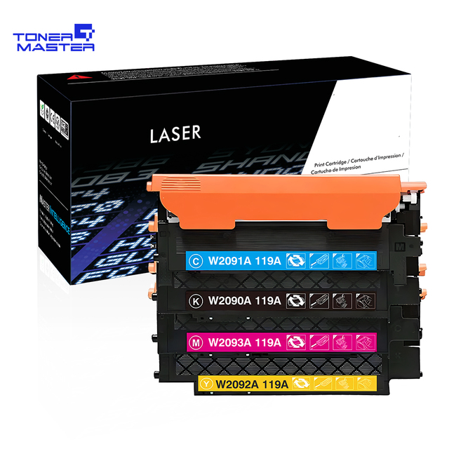 Original Quality Compatible Toner Cartridge 119A Model W2090A-W2093A for HP Laser 150 MFP 178 179