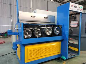 Machine à tréfiler SWAN INT'L 24D, recuit continu, composants de moteur à roulement de haute qualité, vitesse max. 2000 m/min, garantie 1 an - Product Image 2