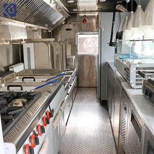 Remorque alimentaire CAMPTRL avec vitrines en verre, chariot mobile pour snacks, frites, hot-dogs, hamburgers, glaces, camion de vente ambulante - Product Image 4