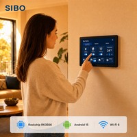 Panel de Control Inteligente para el Hogar Android 15 de 7 Pulgadas con POE, Tablet de Montaje en Pared RK3566, Wi-Fi 6, Pantalla Táctil, RS485, BMS, HVAC