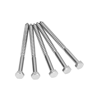 M5 M6 M8 M10 M12 DIN 571 A2 Stainless Steel 304 Lag Bolts <b>Screws</b> Wood Hex Head Coach <b>Screw</b> - Product Image 3