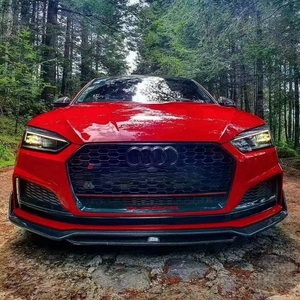 Kb Loại Chất Lượng Cao Sợi Carbon Front Bumper Lip Cho Audi A5 S5 Trong 2017 2019 Nâng Cấp Và Trang Bị Thêm Cơ Thể Kit Thương Hiệu Mới Phía Trước Môi - Product Image 5