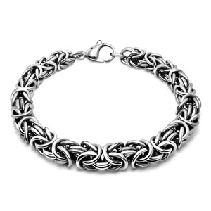 Men's <b>Titanium</b> Steel Woven Bracelet <b>Chain</b> Fashion Jewelry CE367 - Product Image 1