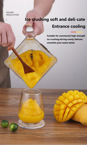 家用酒店重型搅拌机变速手动搅拌机厨房家用电器光滑新鲜榨汁机 - Product Image 5