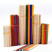 Tige de cheville en bois de bouleau non fini pour l'artisanat et le travail du bois Idées de cadeaux faits à la main pour les enfants Technique polie Innovations pour la maison