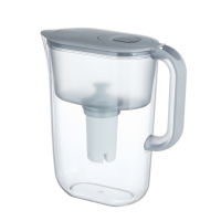 Pichet Purificateur d'Eau Sain pour la Maison, Bouilloire Manuelle en Plastique Sans BPA 2,5 L, Pichet Purificateur d'Eau Hydrogénée