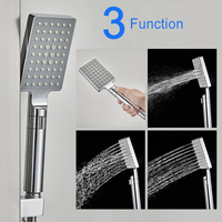Cascade en acier inoxydable, salle de bain moderne, mur de douche, robinet de colonne, tour de douche en acier inoxydable, panneau de bain