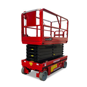 Mini elevador de tijera eléctrico de servicio pesado con plataforma de trabajo aéreo hidráulico, bomba de construcción de acero, núcleo de motor para hoteles - Product Image 1