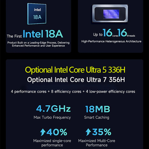 โน้ตบุ๊กเกมมิ่งส่วนตัวรุ่นใหม่ล่าสุดปี 2026 XiaoXin Pro 14 Core Ultra5-336H/Ultra7-356H แรม 32GB ความจุ 1TB หน้าจอ 14 นิ้ว 2.8K OLED 120Hz Xiaoxin Pro 1 - Product Image 4