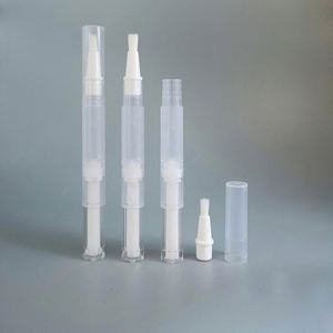 Tube vide en plastique transparent de 1,5 ml à 5 ml pour brillant à lèvres, huile à cuticules, vernis à ongles, blush, accessoires de maquillage, avec bouchon à vis, cosmétique - Product Image 1