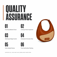Sac Hobo Croissant en Cuir Pleine Fleur Cognac 3453, Tressé à la Main en Fibres Naturelles, Bandoulière Réglable, Sac à Main d'Épaule pour Femme, Vente en Gros