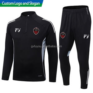 Frete Grátis Conjunto de Treino de Futebol Masculino com Camisa de Manga Longa 100% Poliéster com Estampa Brilhante - Product Image 1