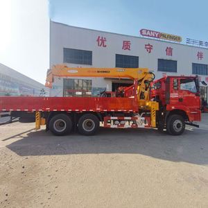 รถบรรทุกติดเครน Shacman Delong 6*4, เครนไฮดรอลิกบูมยืดหดได้ 270/320 แรงม้า สำหรับยกสินค้าหนัก - Product Image 5
