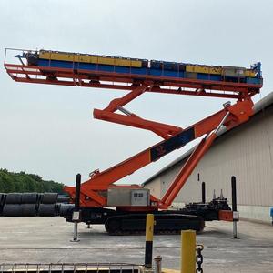 Plateforme élévatrice automotrice sur chenilles de 28 m pour travaux en hauteur, équipement de levage hydraulique automatique pour toitures en structure métallique - Product Image 2