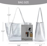 Sac fourre-tout en PVC massif pour femme, grand sac de voyage, sac à main, sac à bandoulière, sac de shopping, fabrication OEM