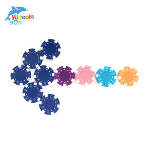 Juegos de fichas de póquer de material PP de cerámica de diseño libre de logotipo totalmente personalizable para juegos de azar - Product Image 6