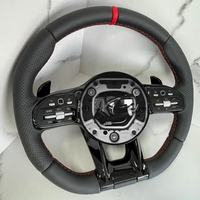 Volant de voiture en cuir pour Mercedes Benz W164 W166 W177 W204 W205 W212 W222 C63 C43 E350D GLA GLC GLB, accessoires de voiture
