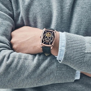 GUANQIN GJ16108 Luminous Hands Hollowed Watch 30M Life Waterproof Sapphire Glass <strong>Automatic</strong> Mechanical <strong>Chronograph</strong> for Men - Product Image 4