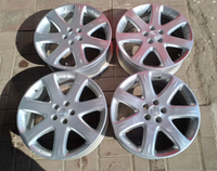 Nuevas Llantas de Aleación de Aluminio 18X7.0, Diseño Multirradio, Acabado Plateado Completamente Pintado, Compatibles con Modelos Japoneses/Alemanes/Americanos
