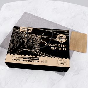 Embalaje de cartón corrugado de lujo personalizado para <span class=keywords><strong>carne</strong></span> de res argentina con asas y cajas corrugadas degradables - Product Image 1